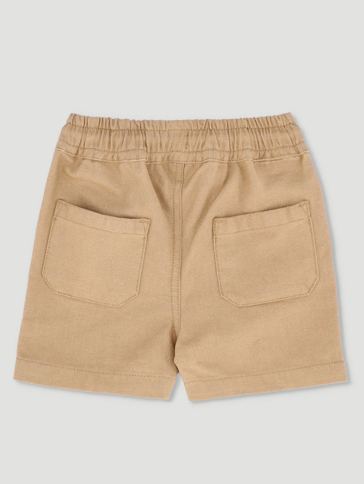 Keedo Baby Boys Brushed Canvas Short - Tan