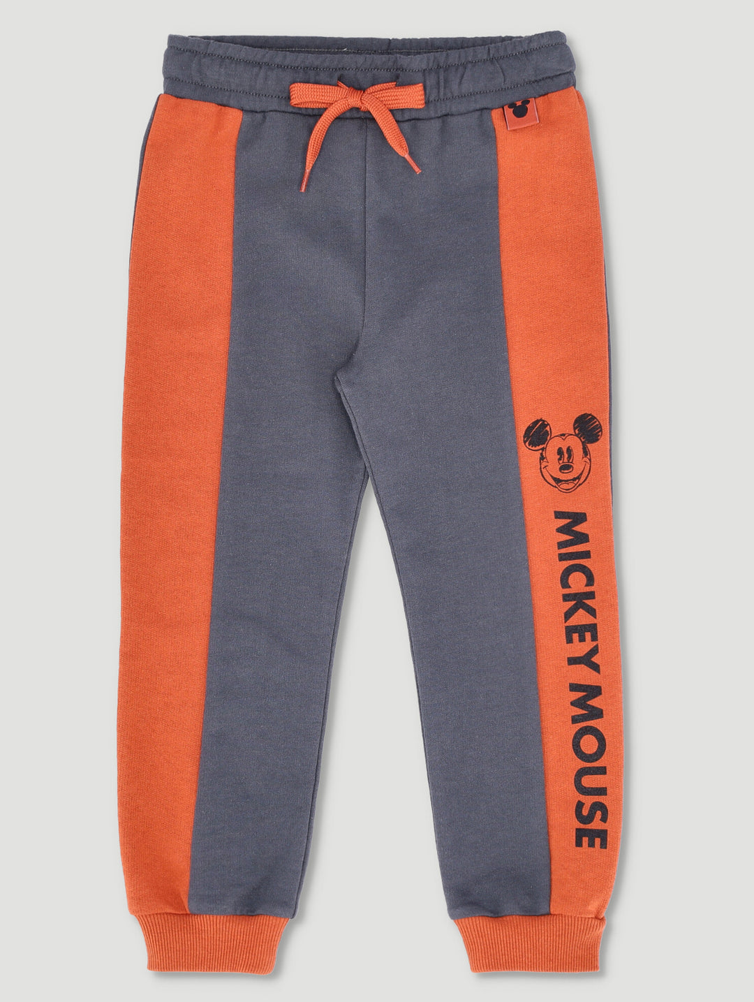 Pre-Boys Mickey Colourblock Jogger - Grey/Rust