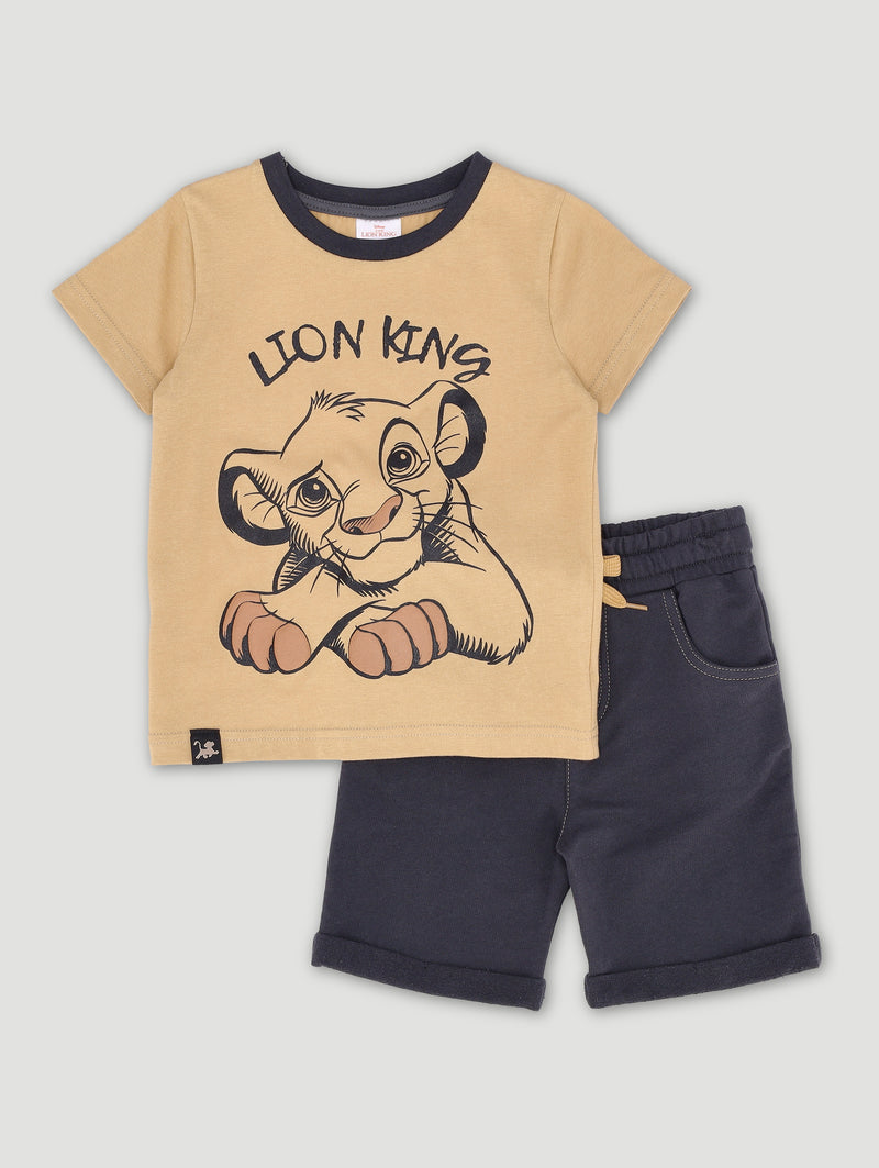 Pre-Boys Lion King Set - Tan