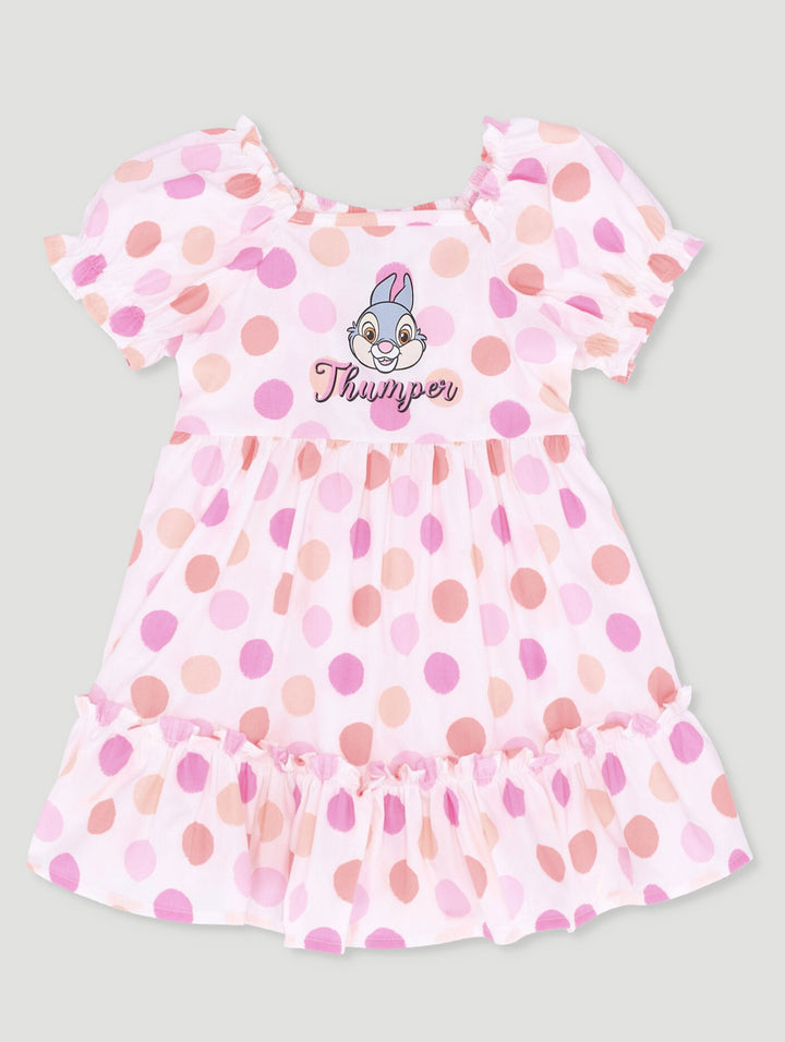 Baby Girls Thumper Spots Poplin Dress