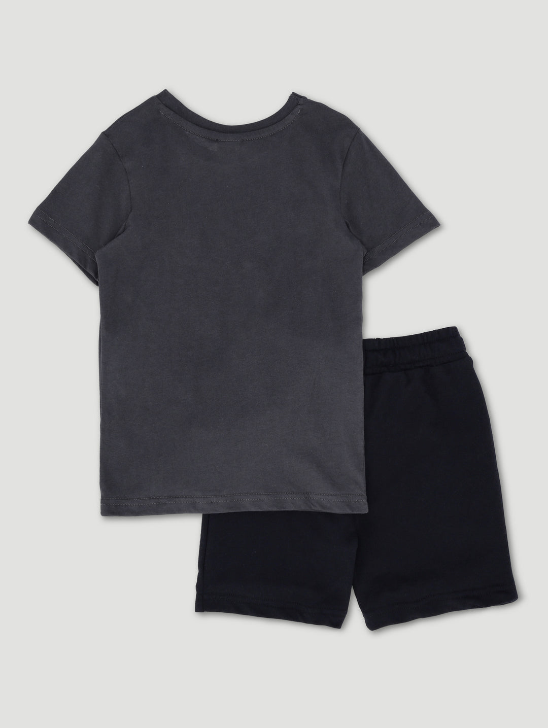 Pre-Boys Miles Morales Top & Short Set - Black/Grey