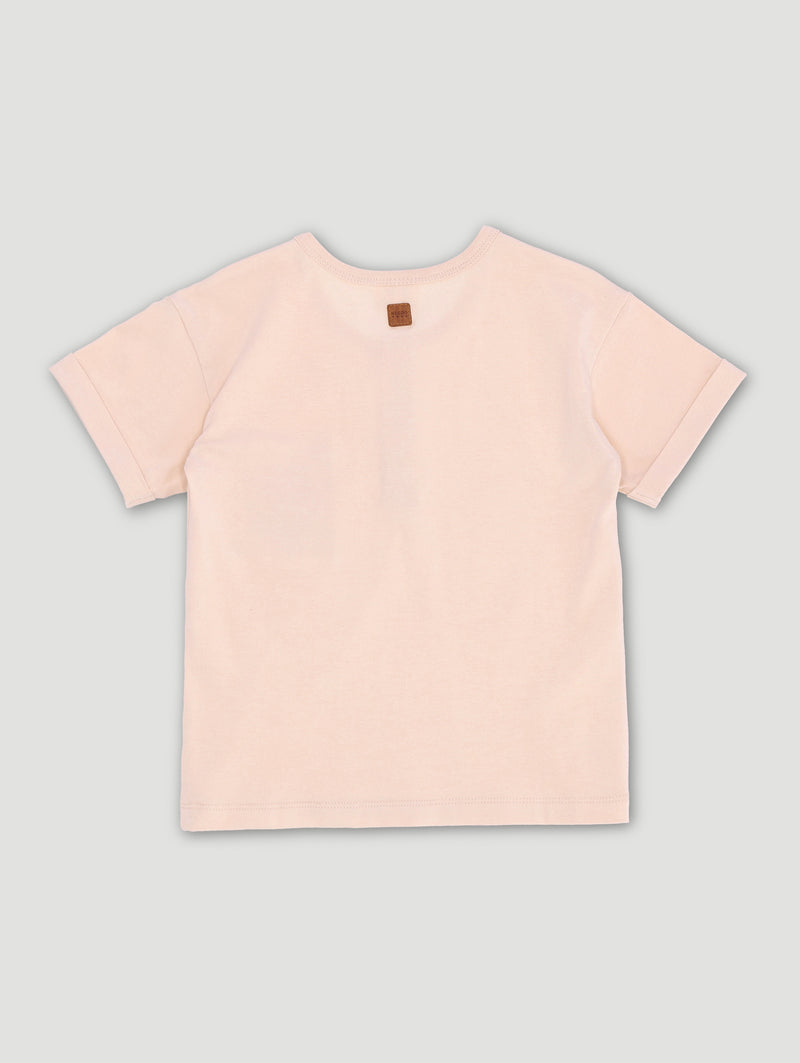 Keedo Boys Safari Henley Top - Beige