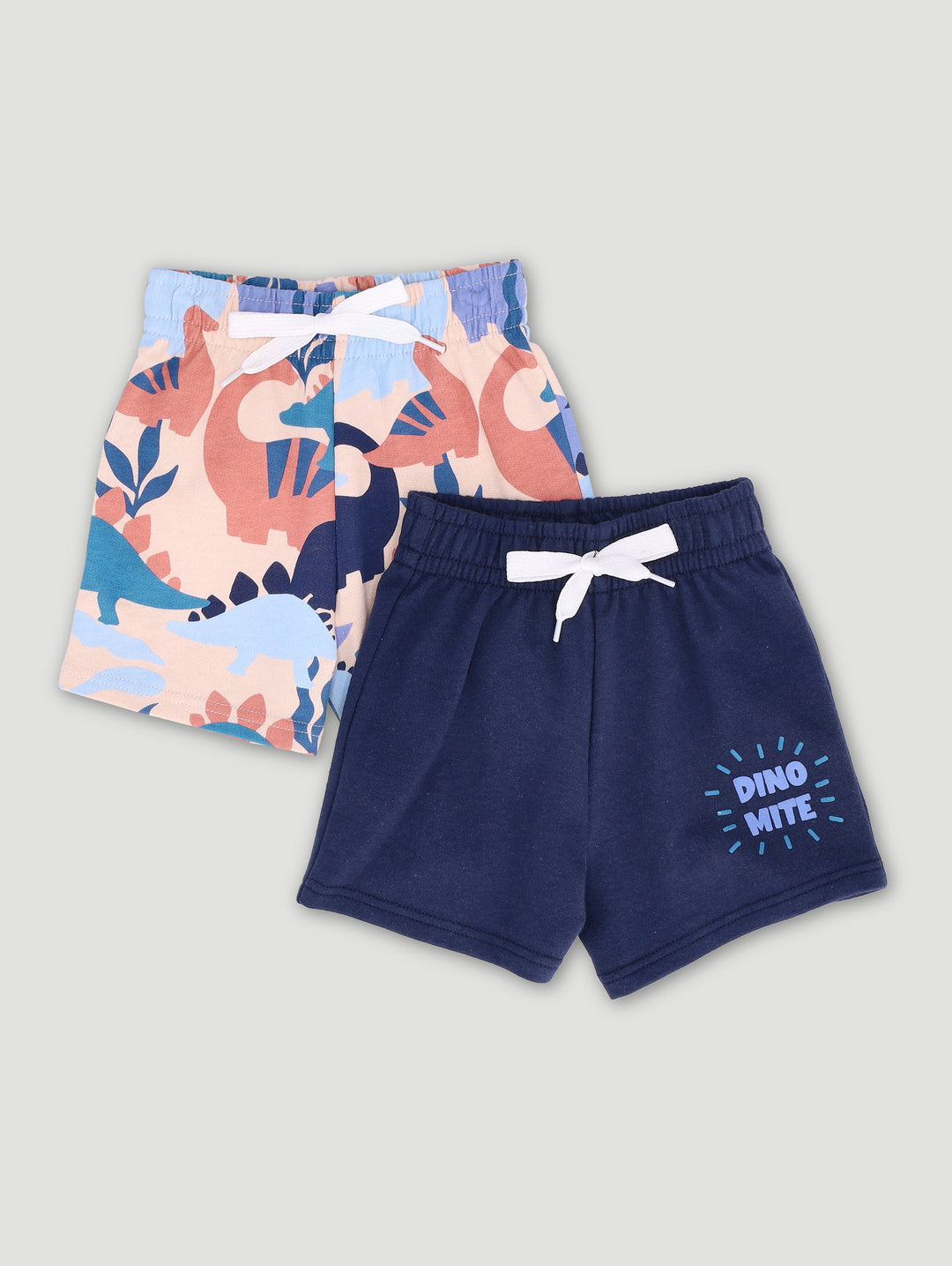 Baby Boys 2 Pack Dino Mite Shorts