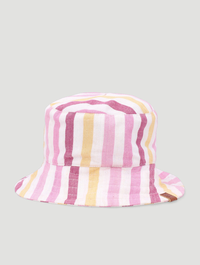 Keedo Girls Stripe Bucket Hat - Multi