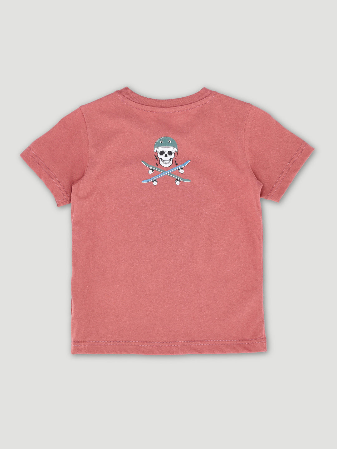 Pre-Boys Skate Skull Tee - Brick