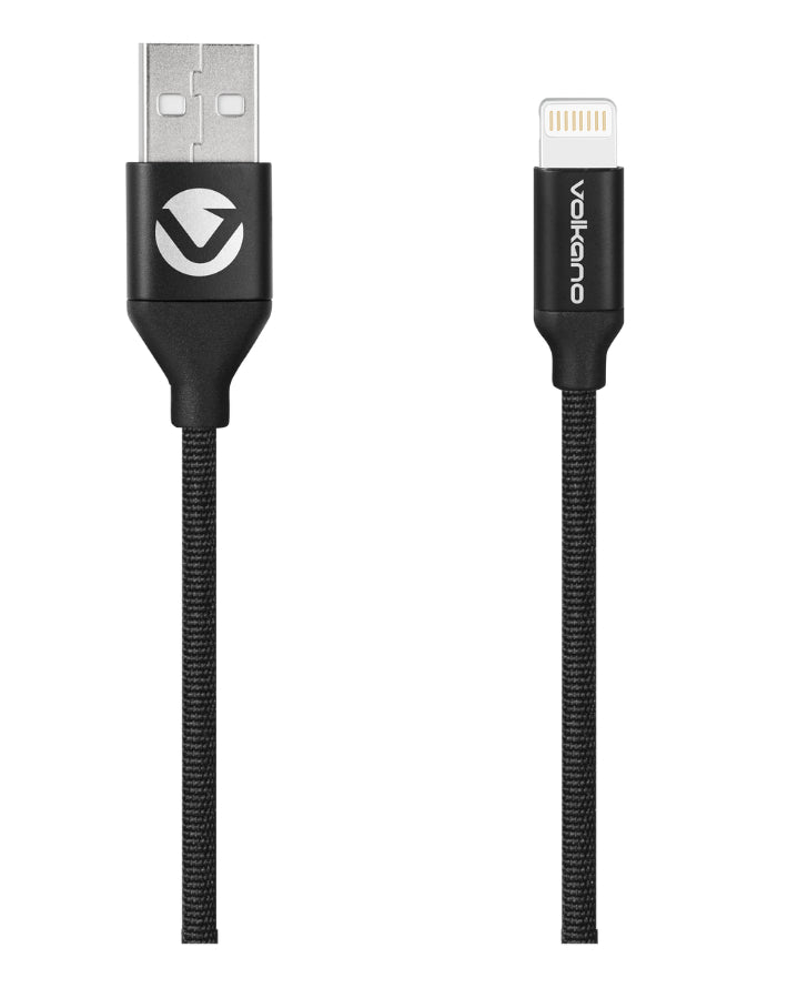 Fabric Braided MFI Lightning Cable 3m Black