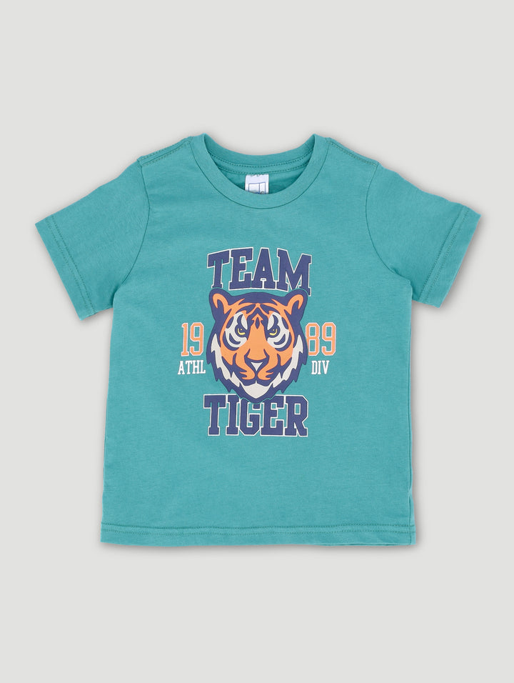 Pre-Boys Tiger Tee - Teal