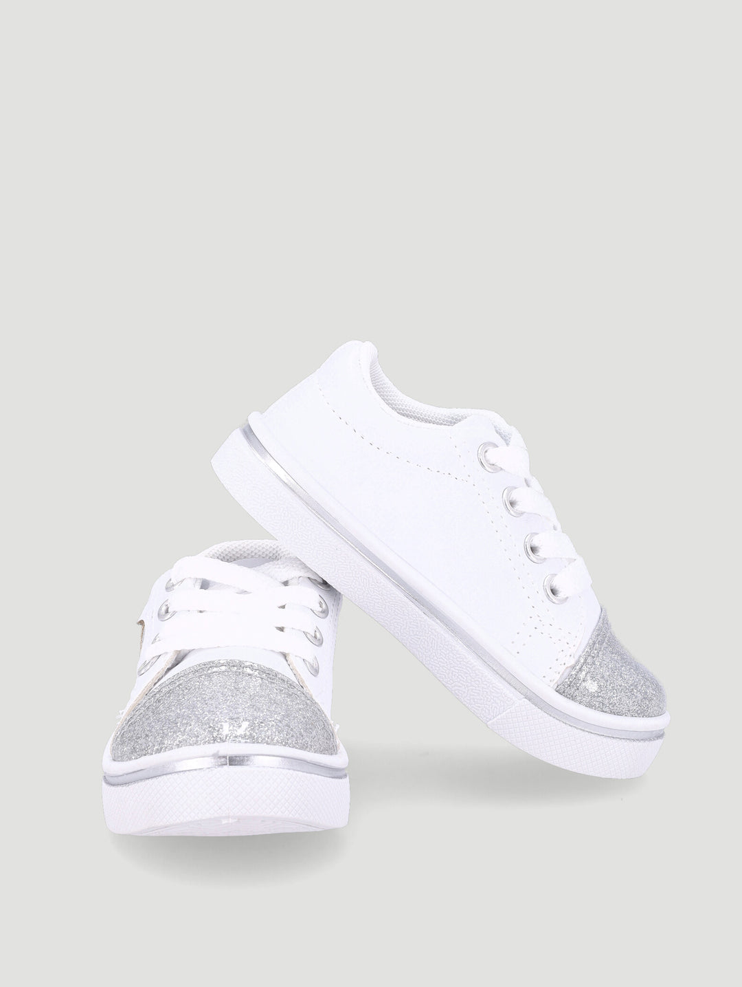 Baby Girls Heart Sneaker - White