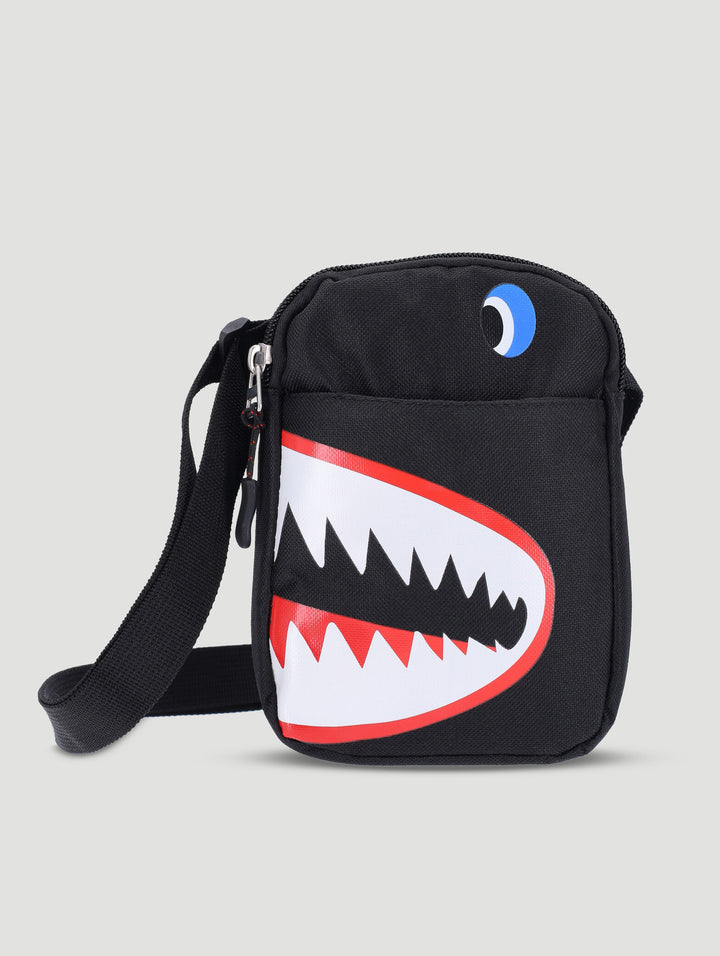 Pre-Boys Shark Sling Bag - Blue