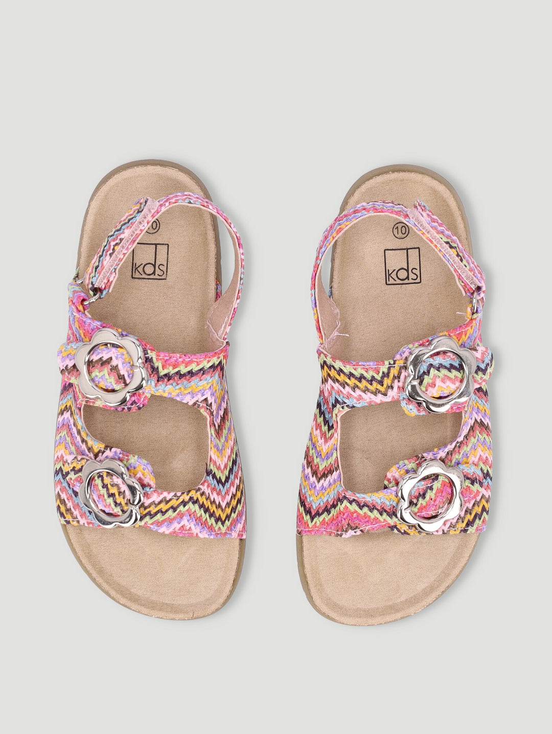 Pre-Girls Woven Health Sandal-Multi