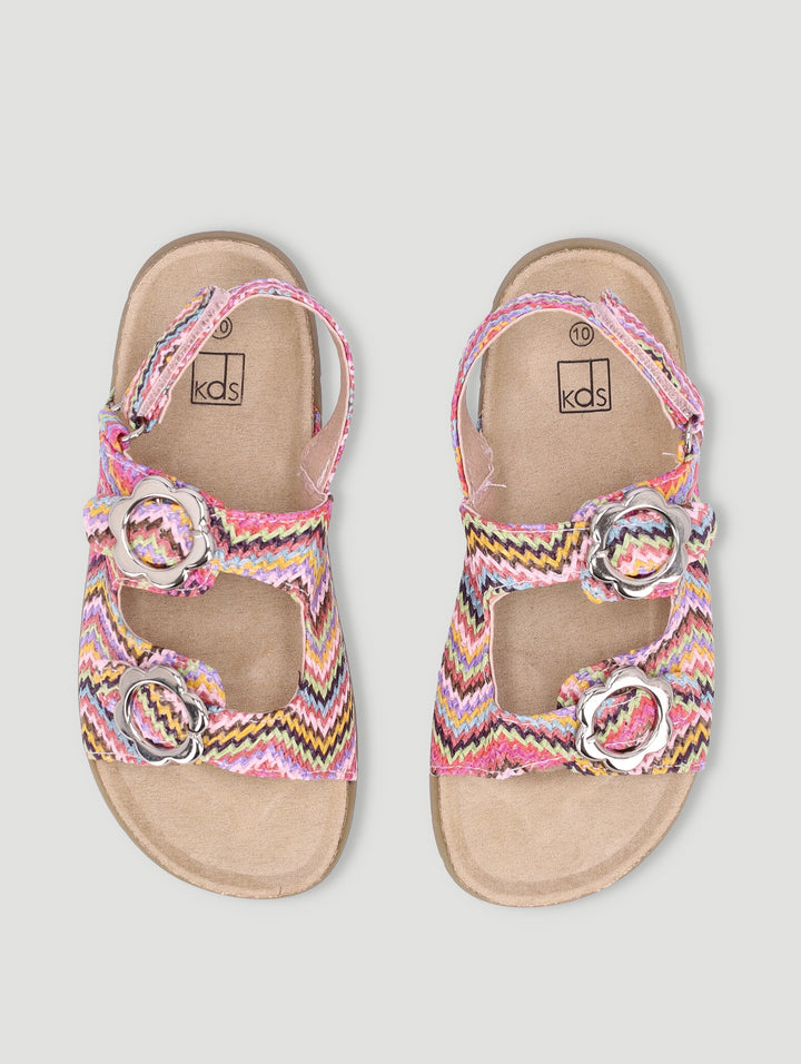 Pre-Girls Woven Health Sandal-Multi