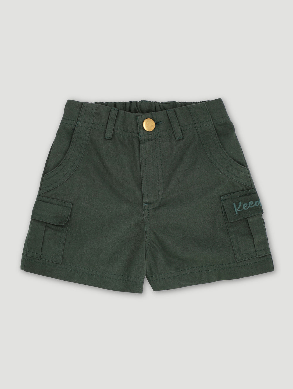 Keedo Baby Boys Safari Cargo Short - Fatigue