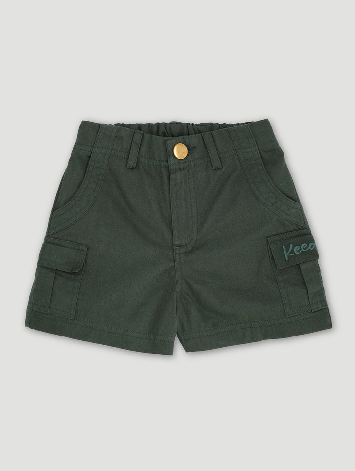 Keedo Baby Boys Safari Cargo Short - Fatigue