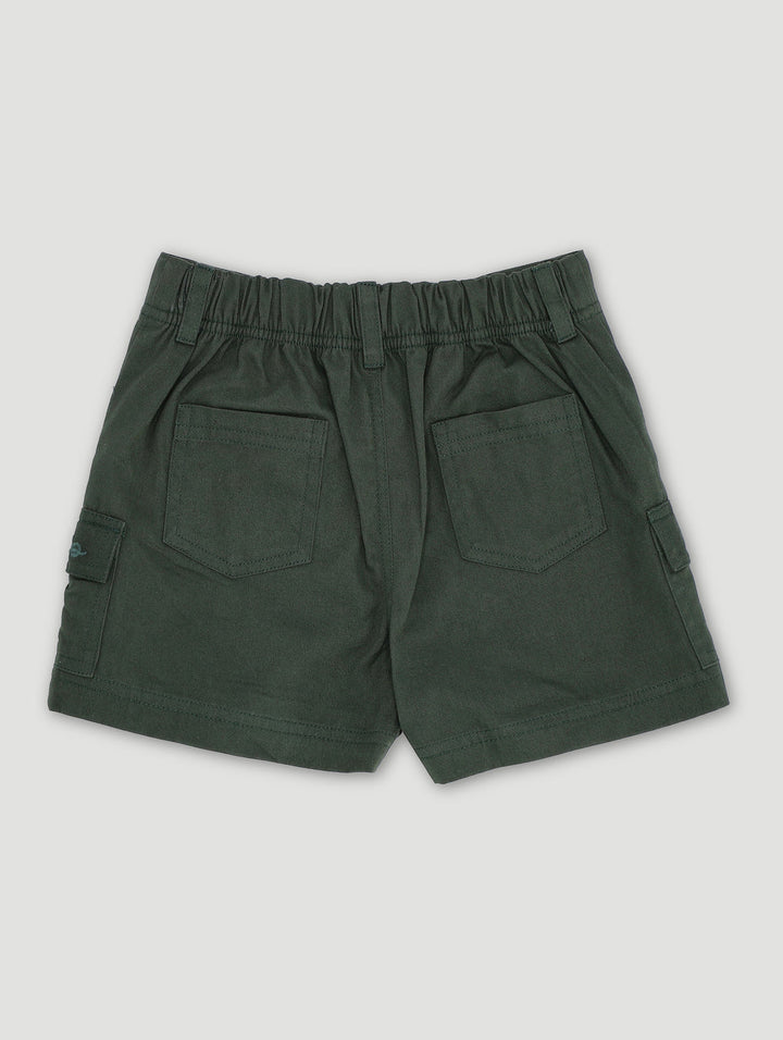 Keedo Baby Boys Safari Cargo Short - Fatigue