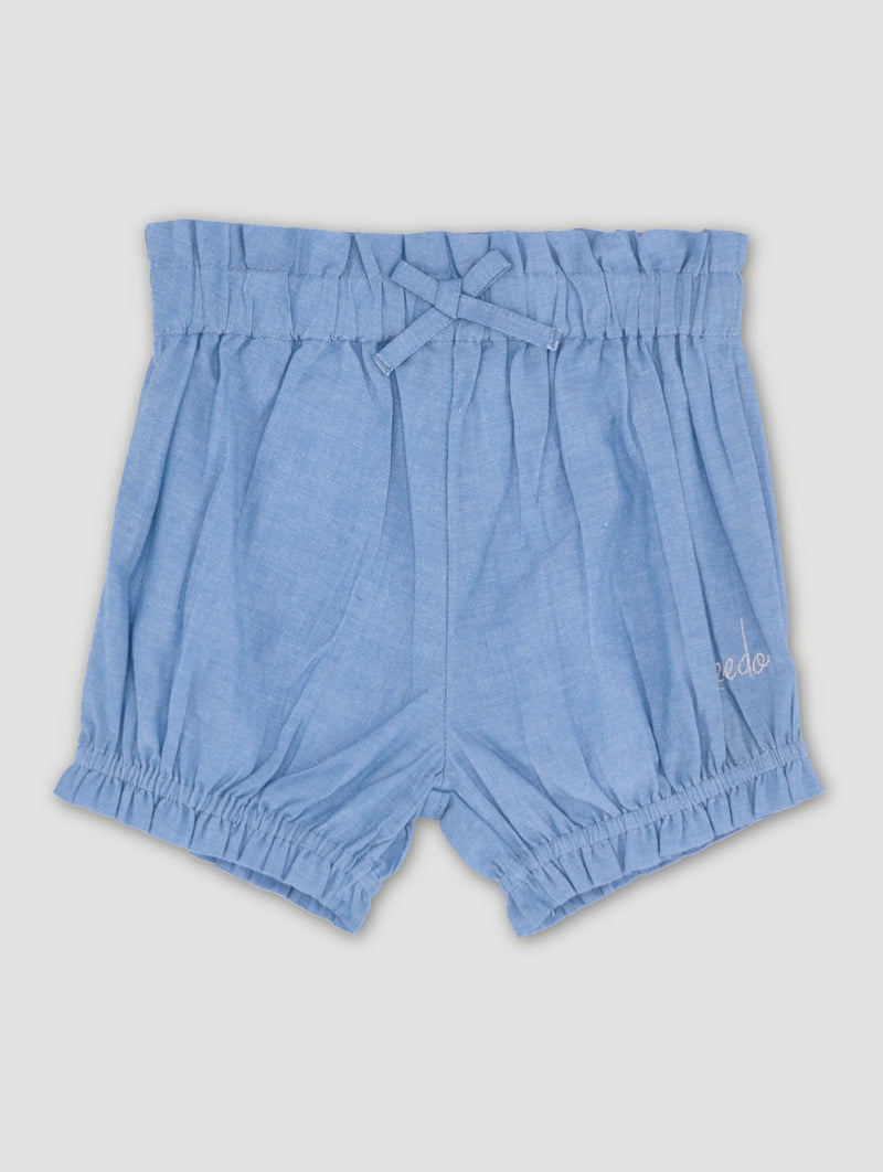 Keedo Baby Girls Bubble Denim Short - Denim
