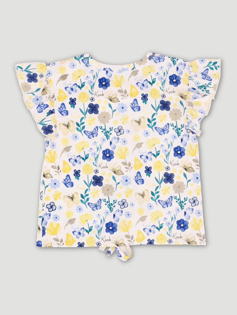 Keedo Girls Florescence Fashion Tee - Multi