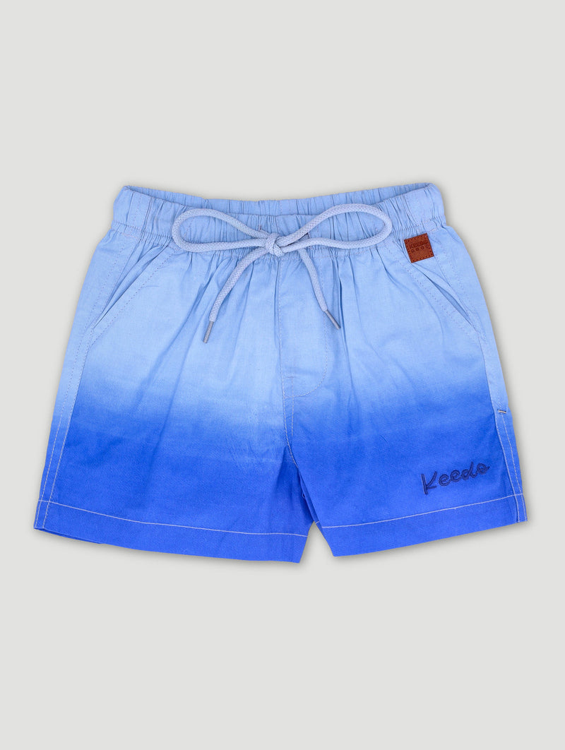 Keedo Baby Boys Dip Dye Swim Short - Blue