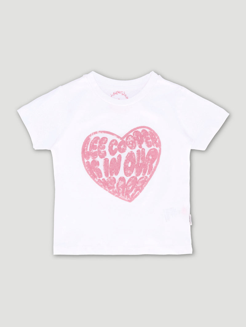 Pre-Girls Haley Top - White