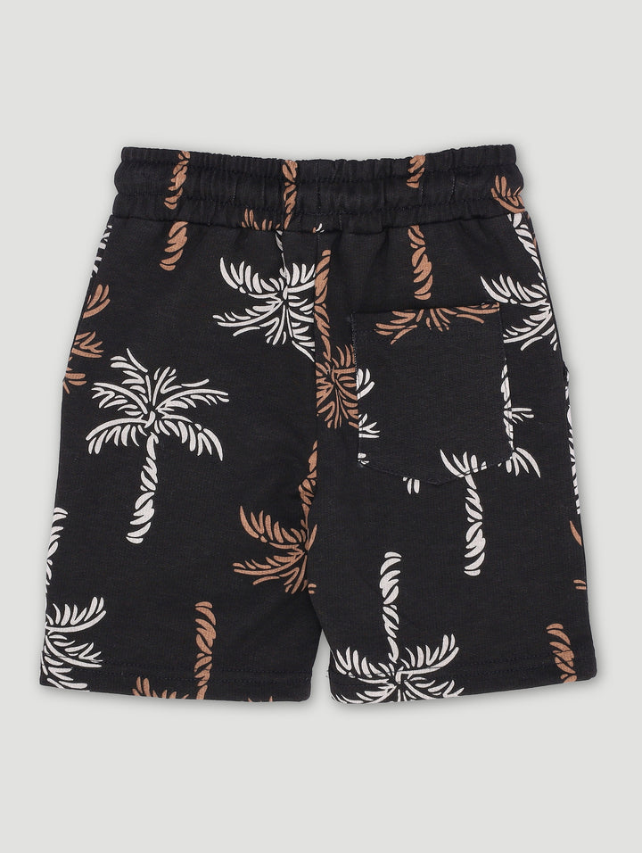 Pre-Boys Palm Print Fleece Shorts