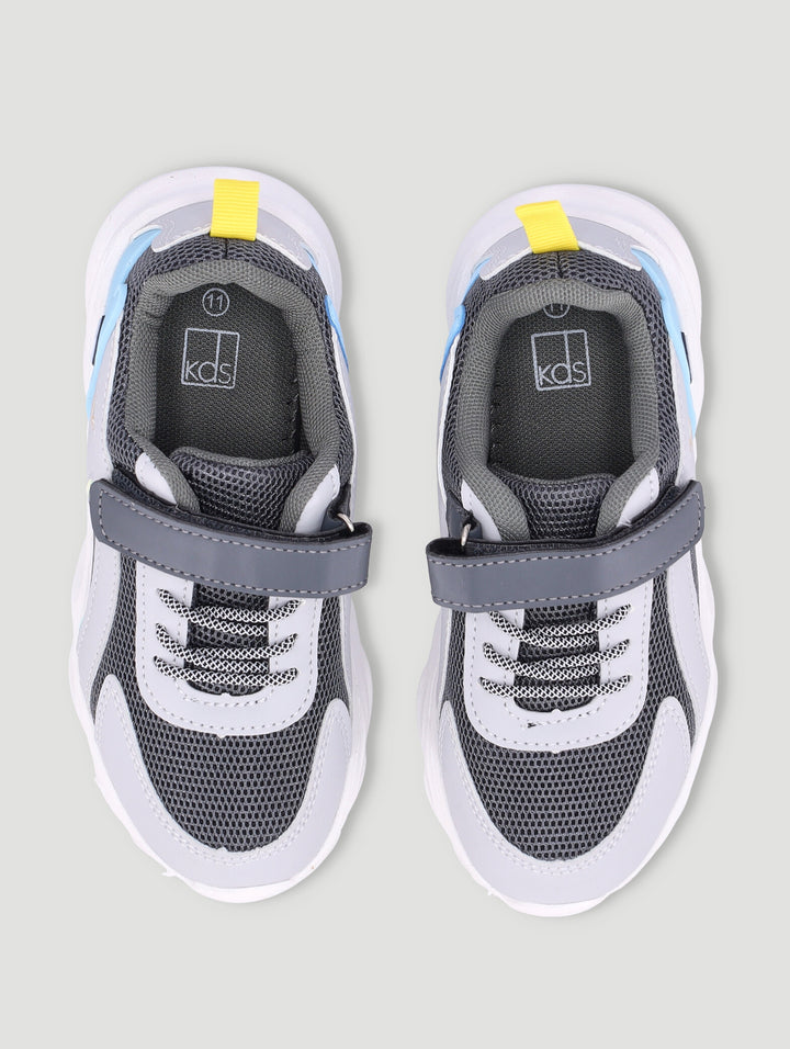 Pre-Boys Lightup Trainer - Dark Grey