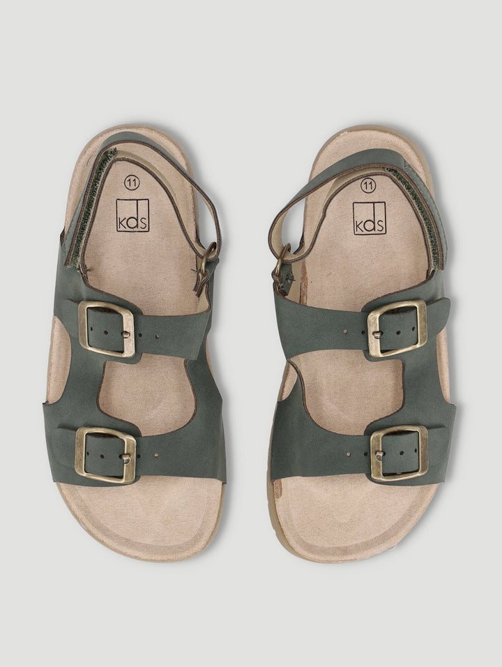 Pre-Girls Olive 1-Up Health Sandal - Olive