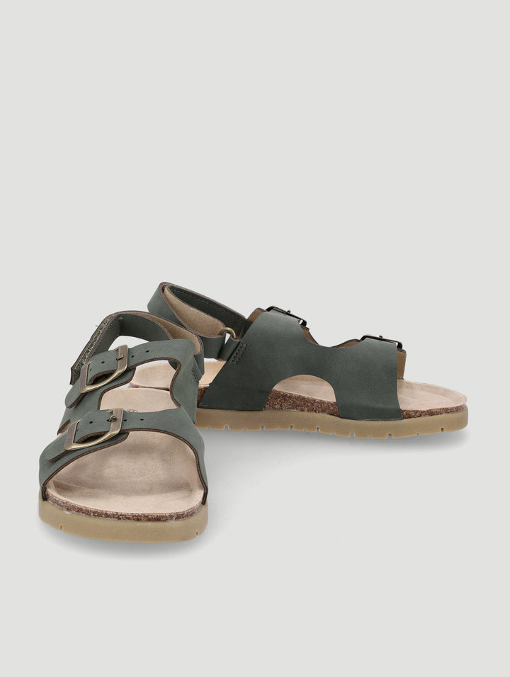 Pre-Girls Olive 1-Up Health Sandal - Olive