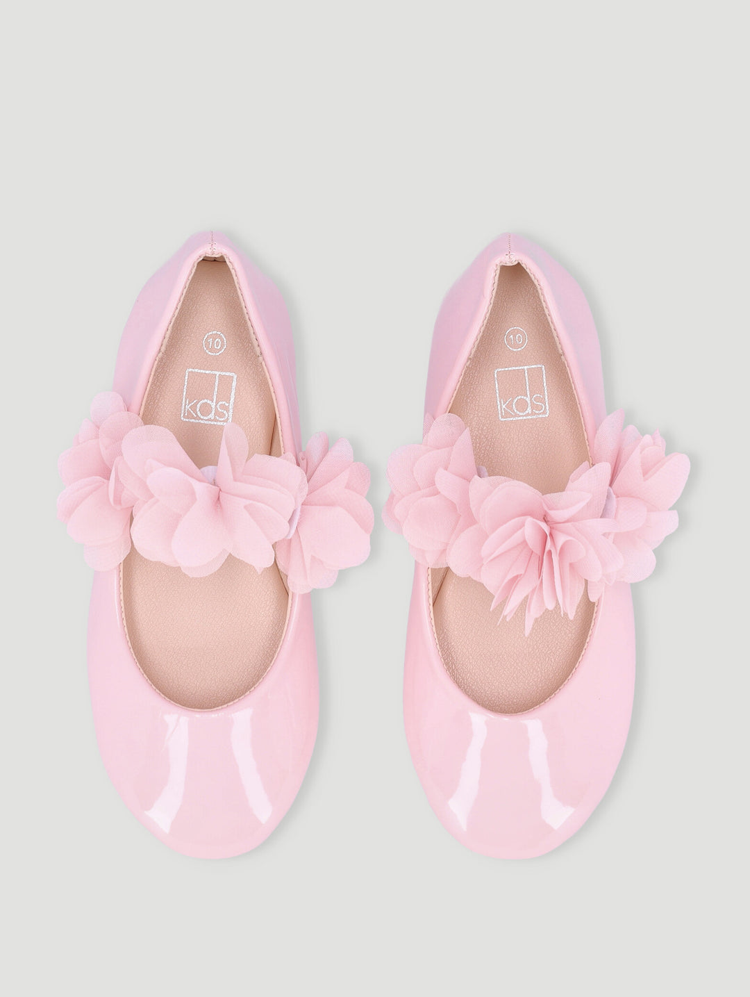Girls Flower Pump - Pink
