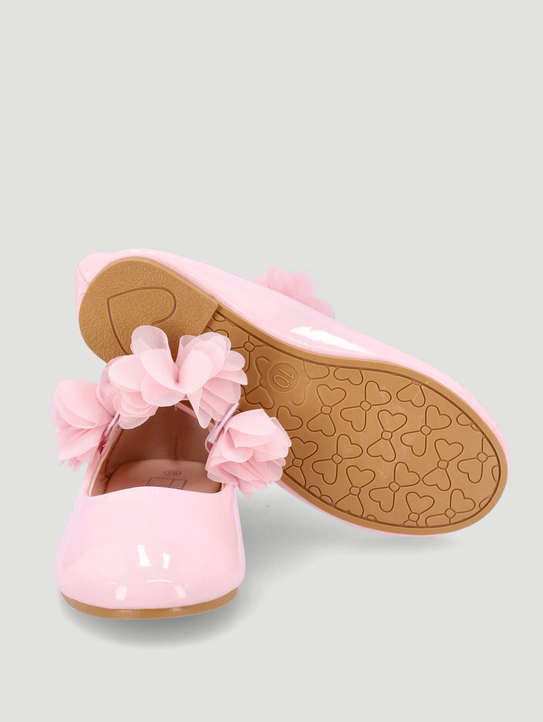 Girls Flower Pump - Pink