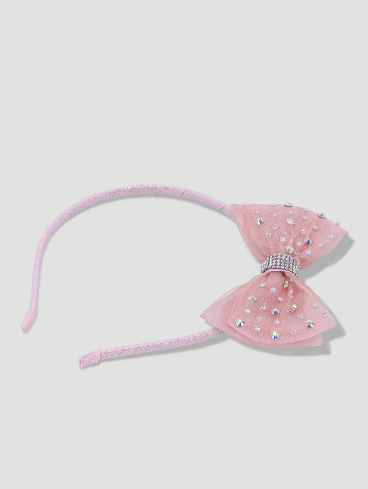 Pre-Girls Bow Embellishments Aliceband - Multi