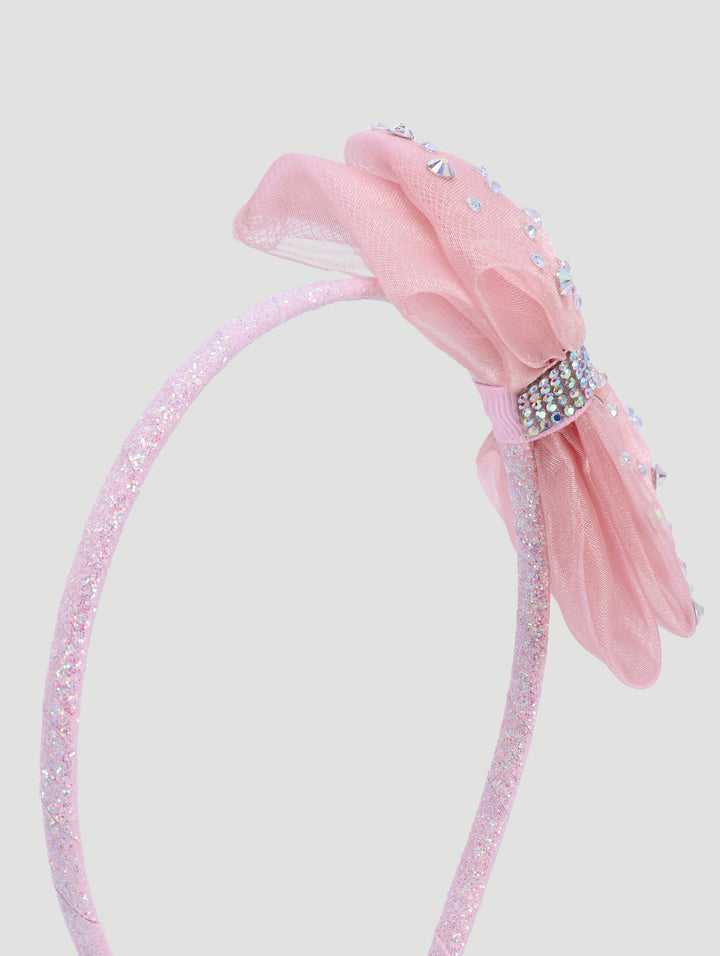 Pre-Girls Bow Embellishments Aliceband - Multi
