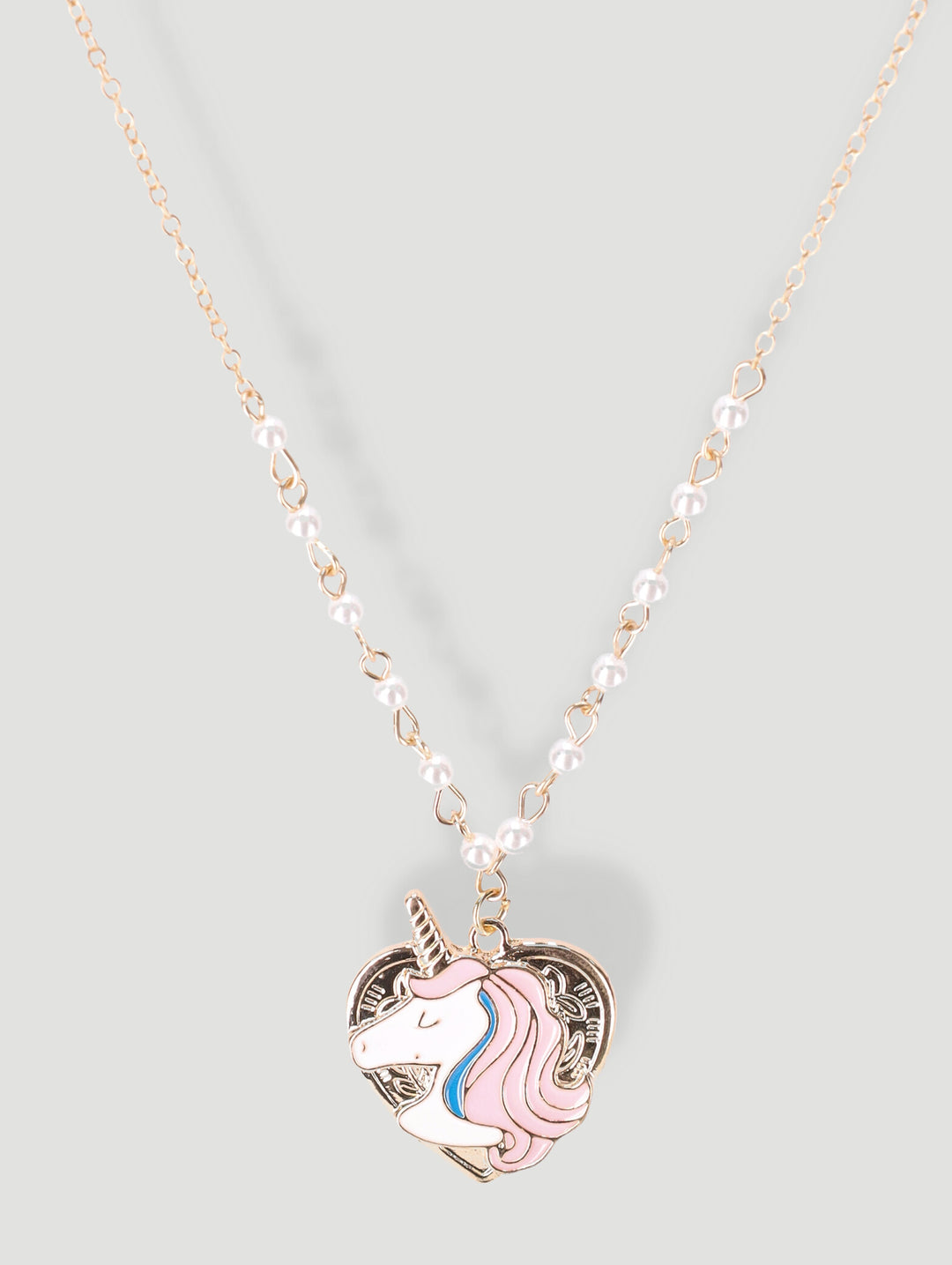 Pre-Girls 2 Pack Unicorn Necklace Set - Gold