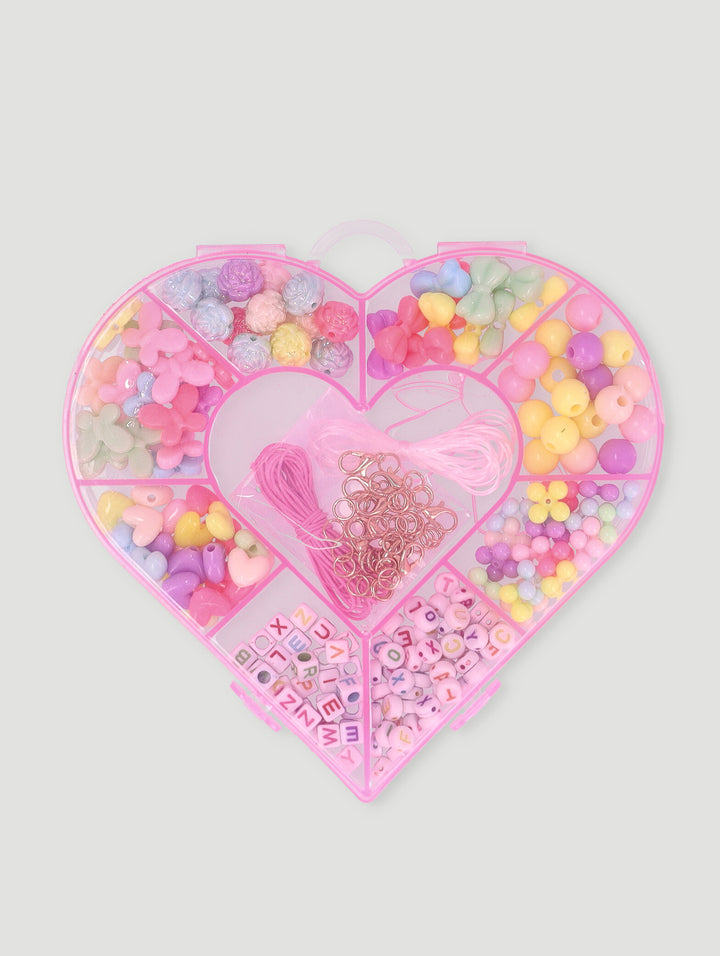 Pre-Girls DIY Jewellery Heart Set - Pink