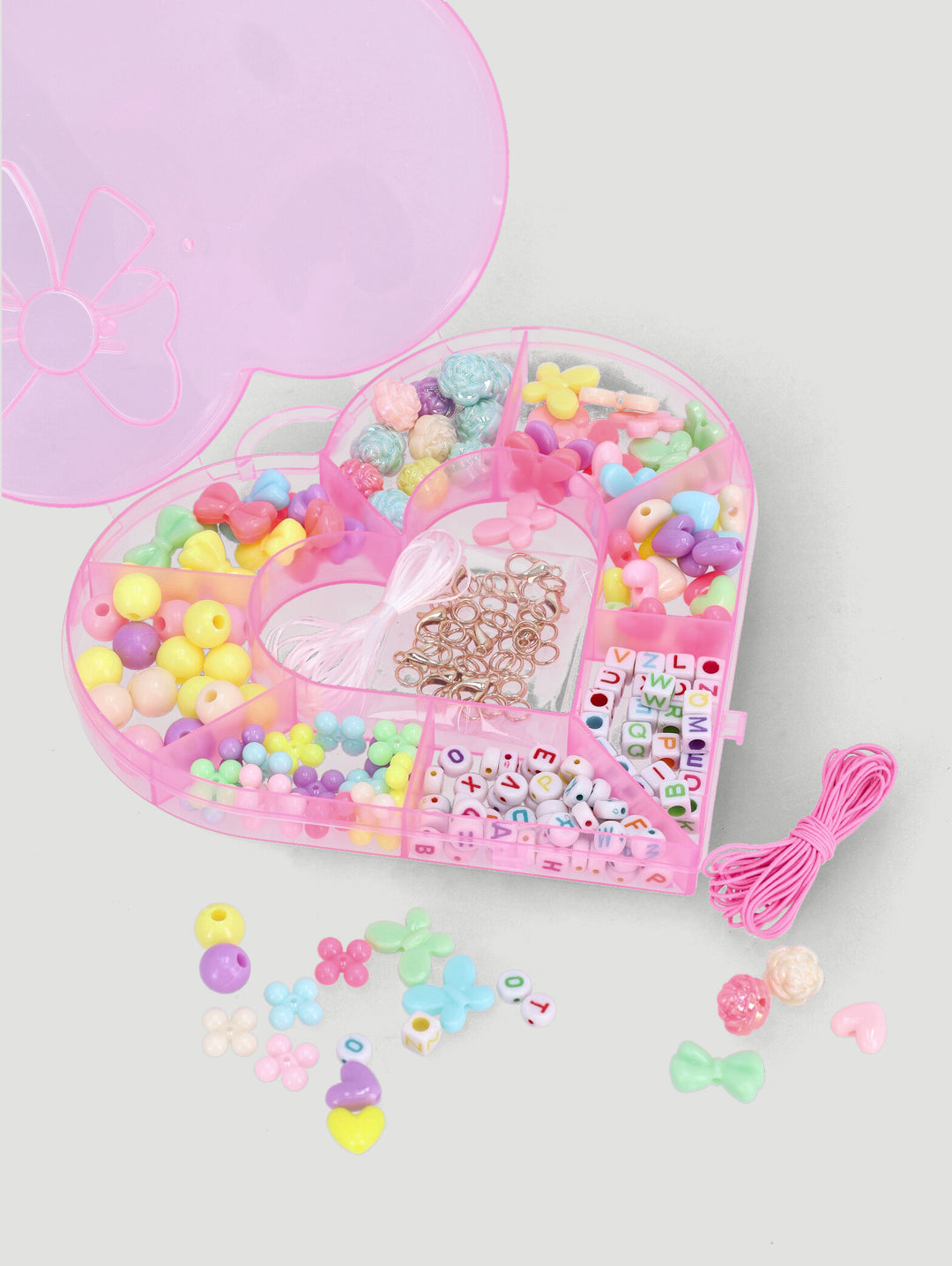Pre-Girls DIY Jewellery Heart Set - Pink