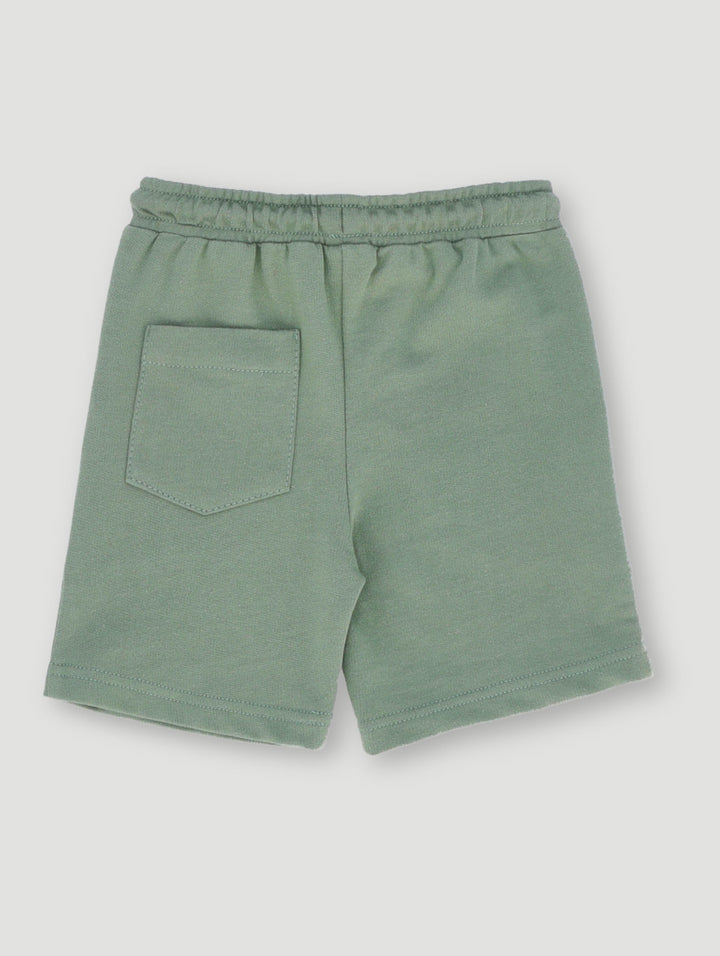 Pre-Boys Stripe Short - Green