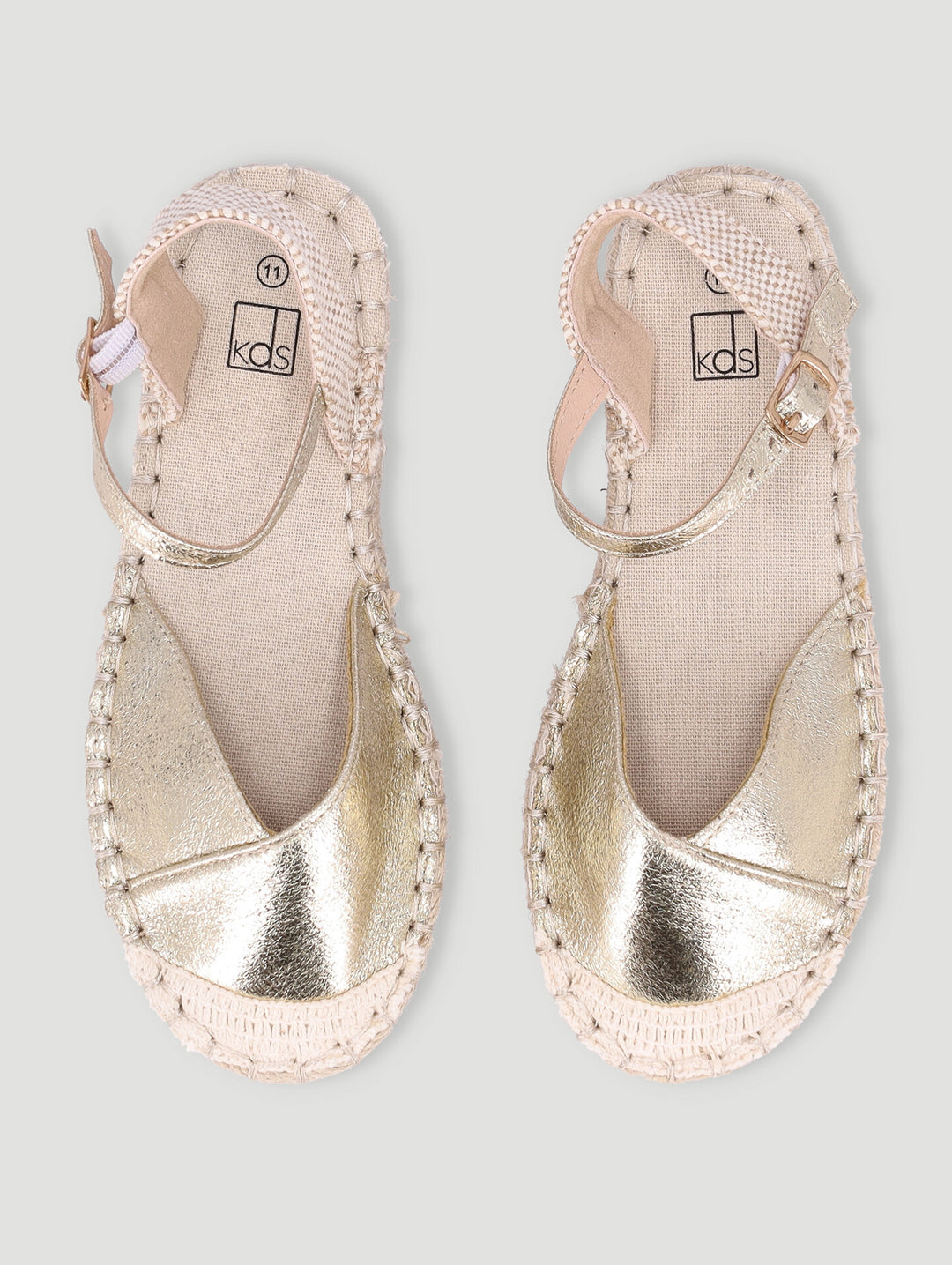 Pre-Girls Espadrille Pump - Gold
