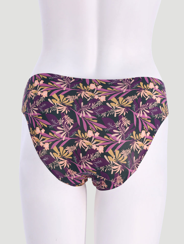 3 Pack Bikini Panties - Floral/Lilac/Purple