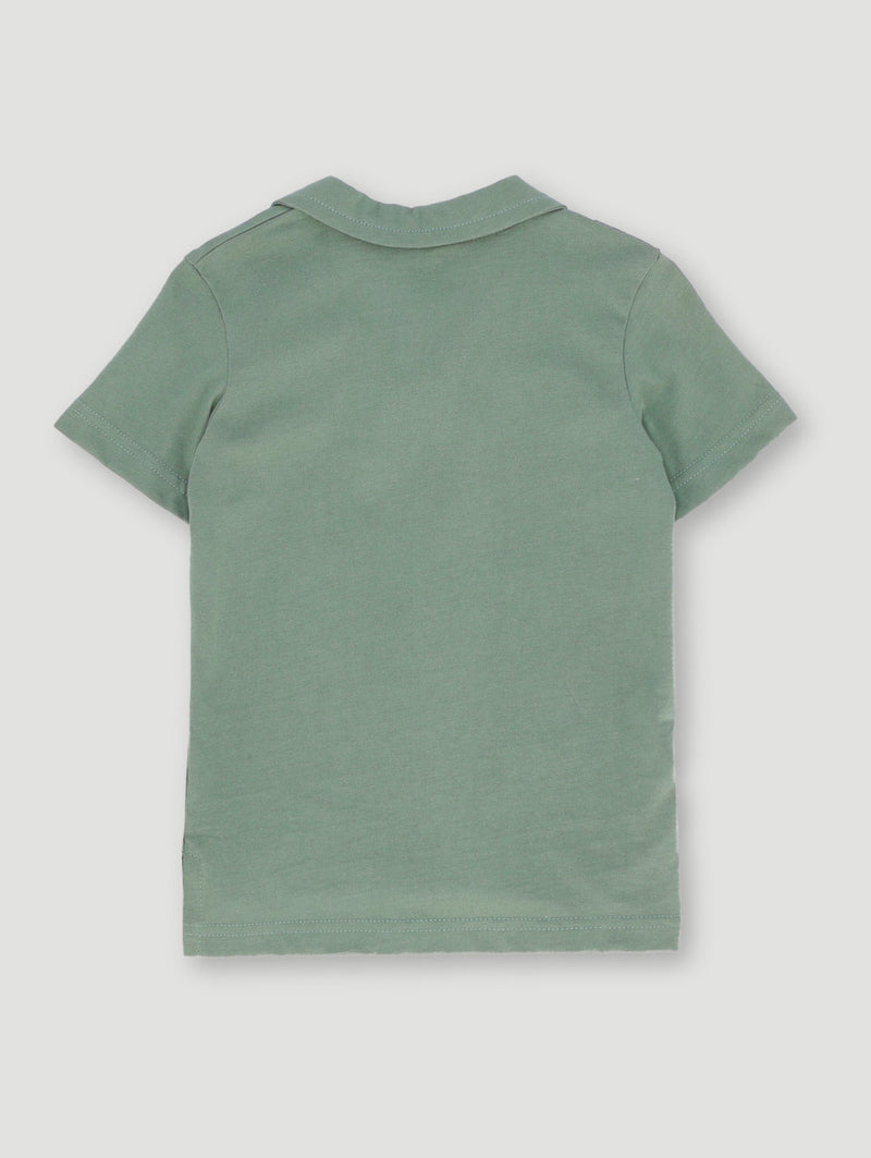 Pre-Boys Stripe Golfer - Green
