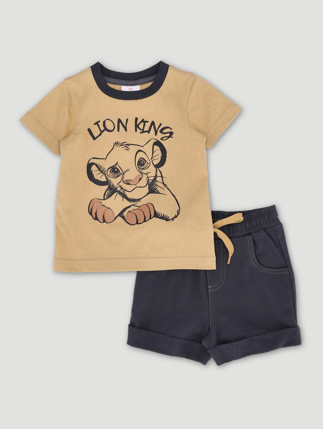 Baby Boys Lion King Short Set Mocha – Edgars