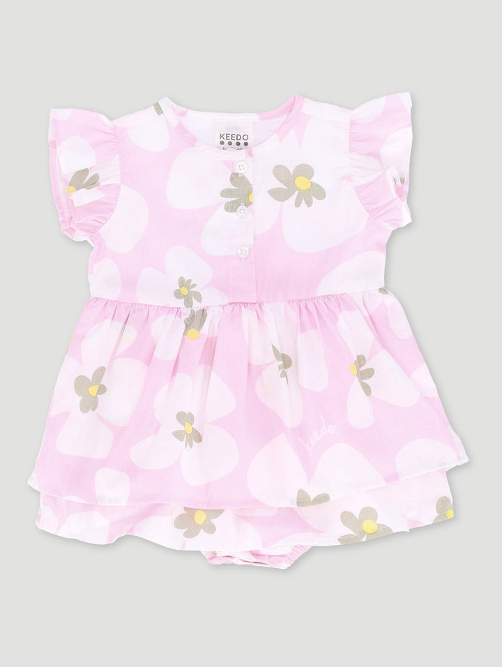 Keedo Baby Girl Blooms Poplin Bloomer