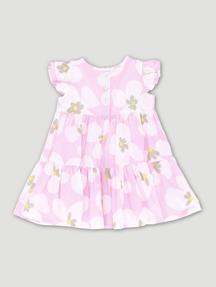 Keedo Baby Girls Blooms Baby Tiered Dress - Pink