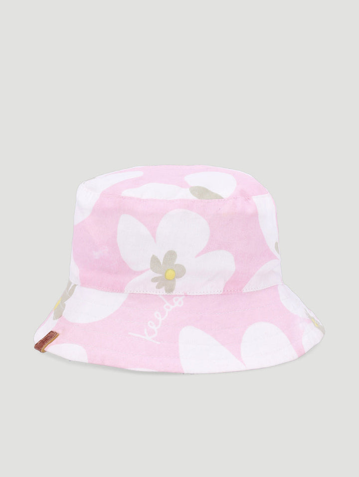 Keedo Pre-Girls Blooms Bucket Hat - Pink