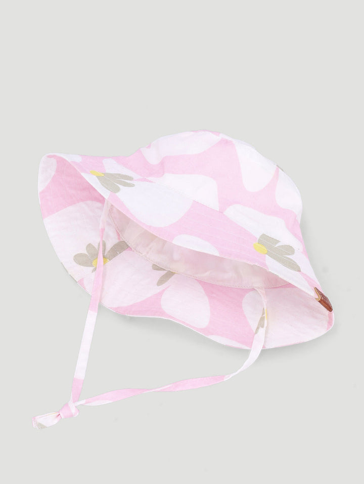 Keedo Pre-Girls Blooms Bucket Hat - Pink