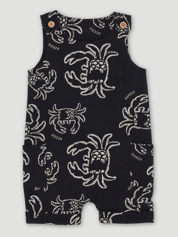 Keedo Baby Boys Seaside Romper - Black