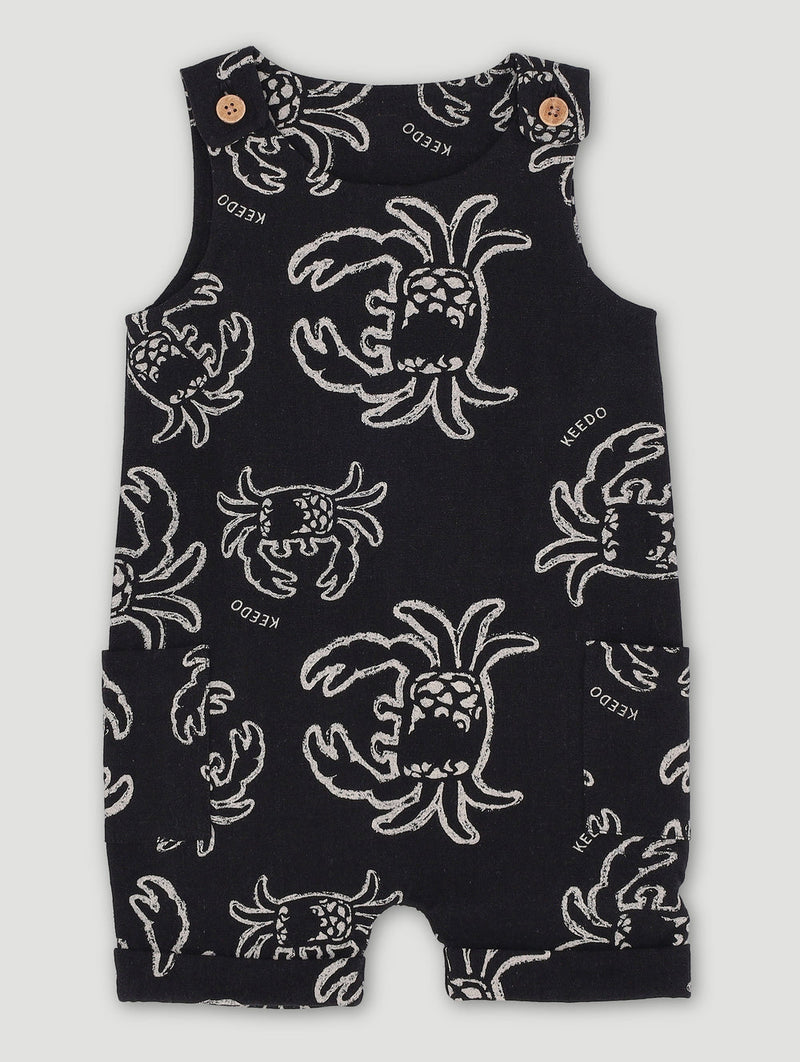 Keedo Baby Boys Seaside Romper - Black