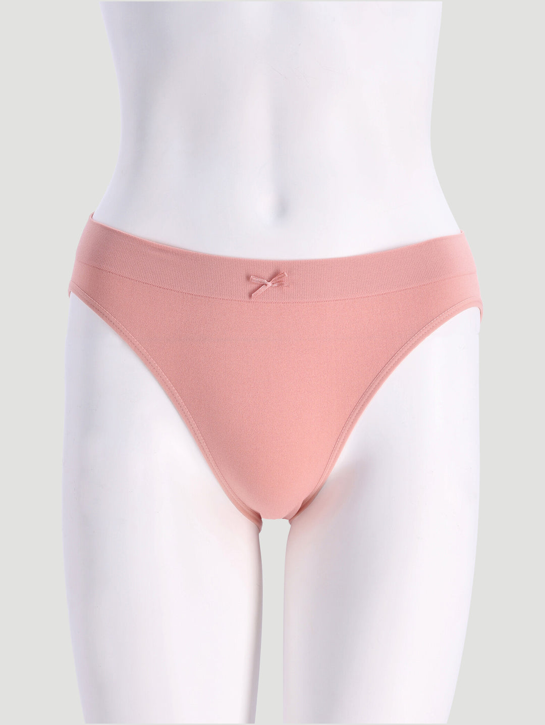 3 Pack Seamless Hi-Cut Panties - Sea/Tan/Tofu