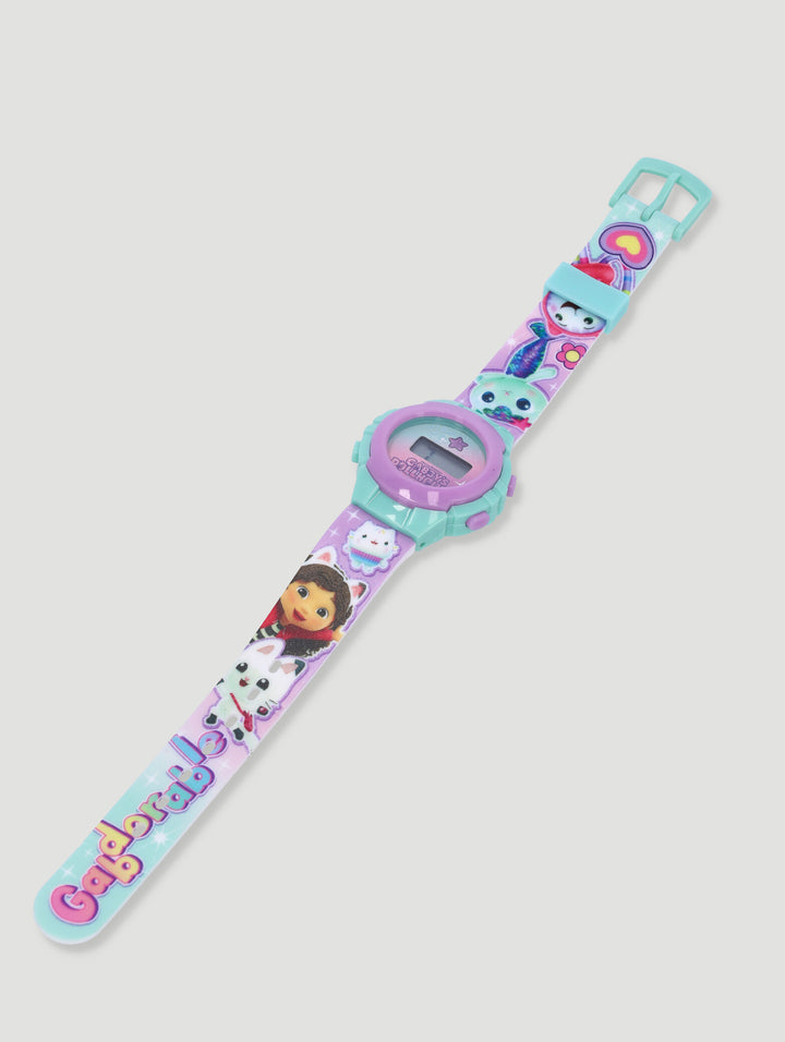 Pre-Girls Gabbys Dollhouse Digital Watch - Turquoise