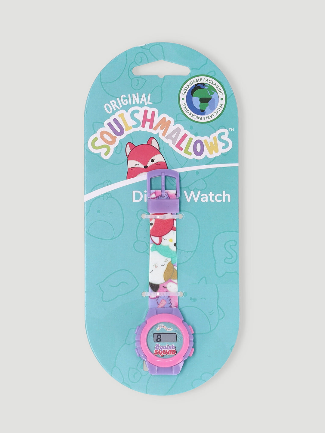 Pre-Girls Squishmallow Digi Watch - Lilac