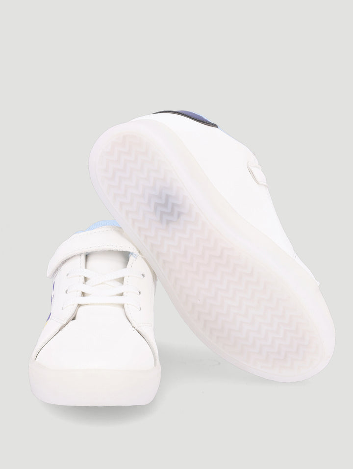 Pre-Boys Splatter Light Up Sneaker - White