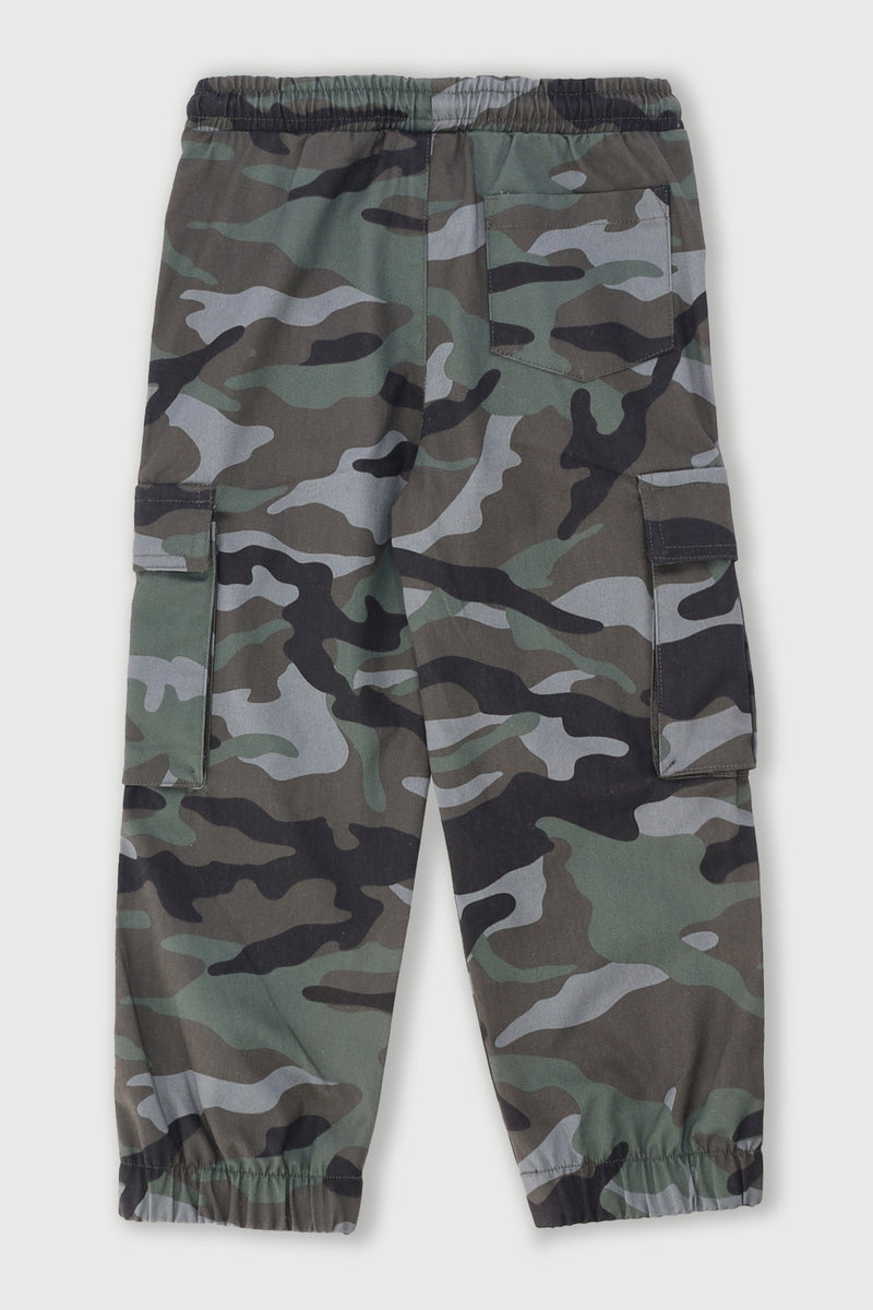 Pre-Boys Twill Jogger - Camo