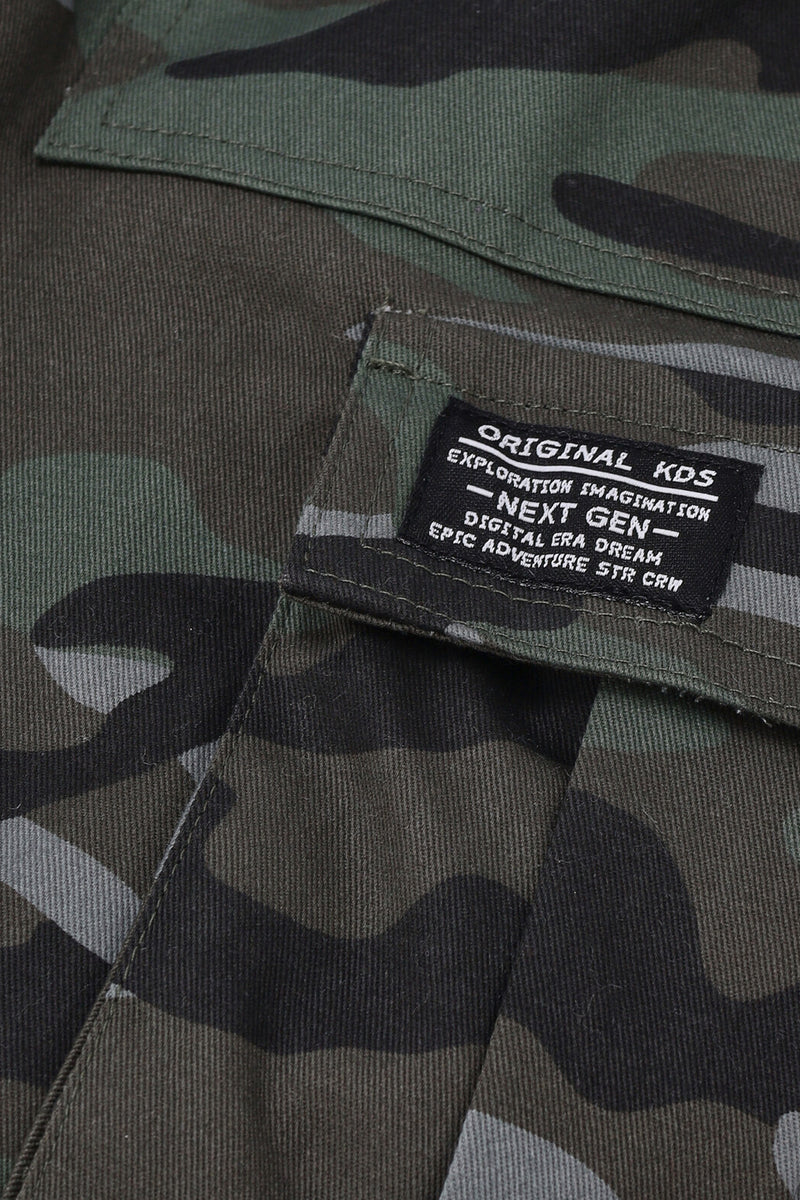 Pre-Boys Twill Jogger - Camo